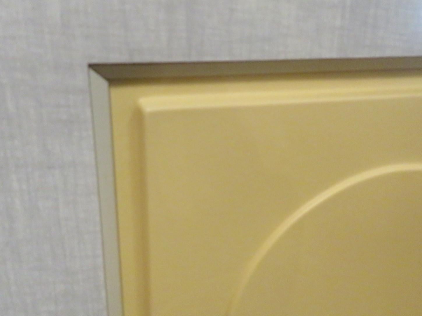 Silk Framed Op Art Geometric Design Molded Plastic by i. Rigacci 1960s