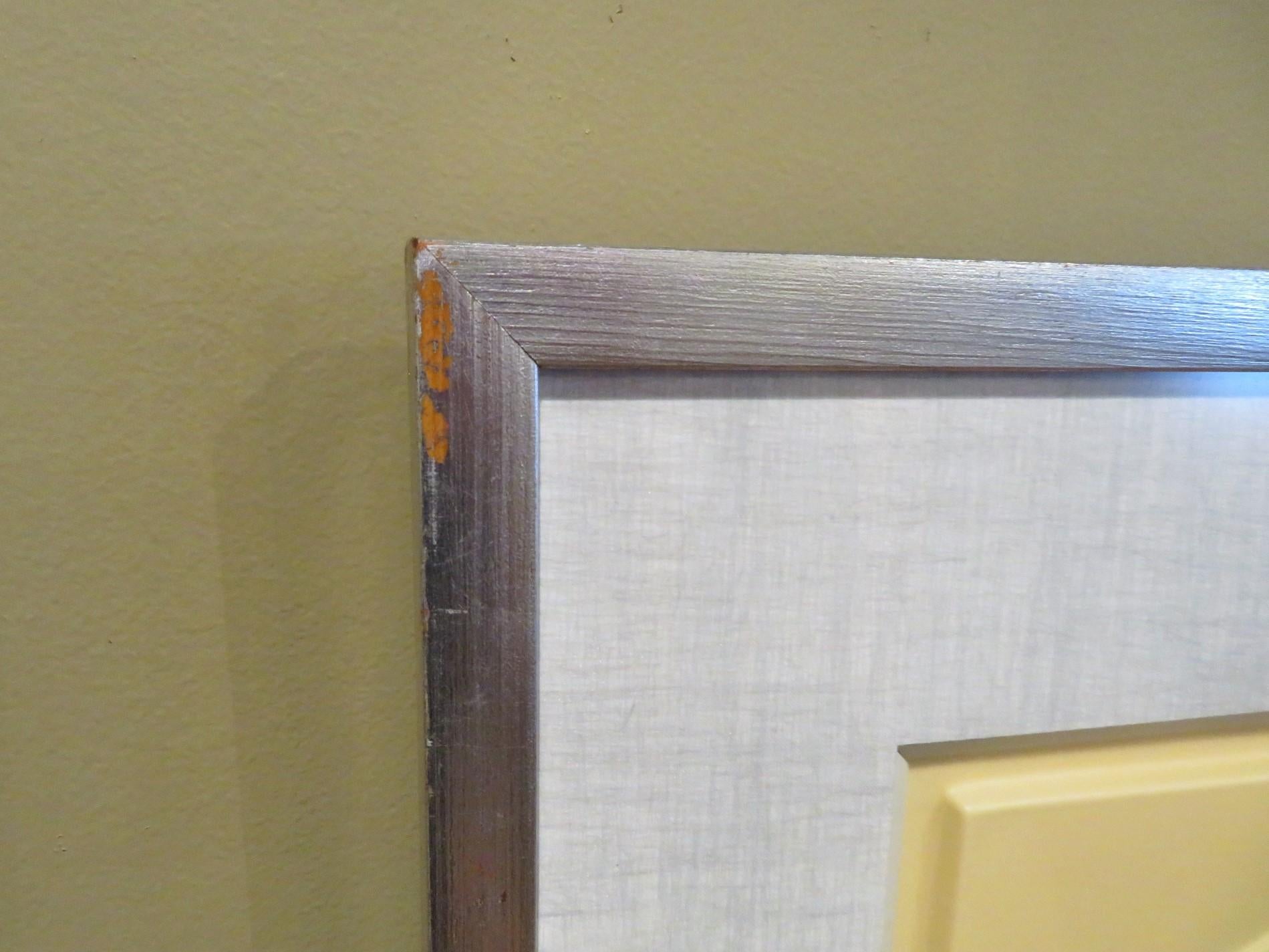 Framed Op Art Geometric Design Molded Plastic by i. Rigacci 1960s 1