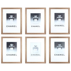 Framed Original 1930s Chanel Perfume Advertisements Found in Paris