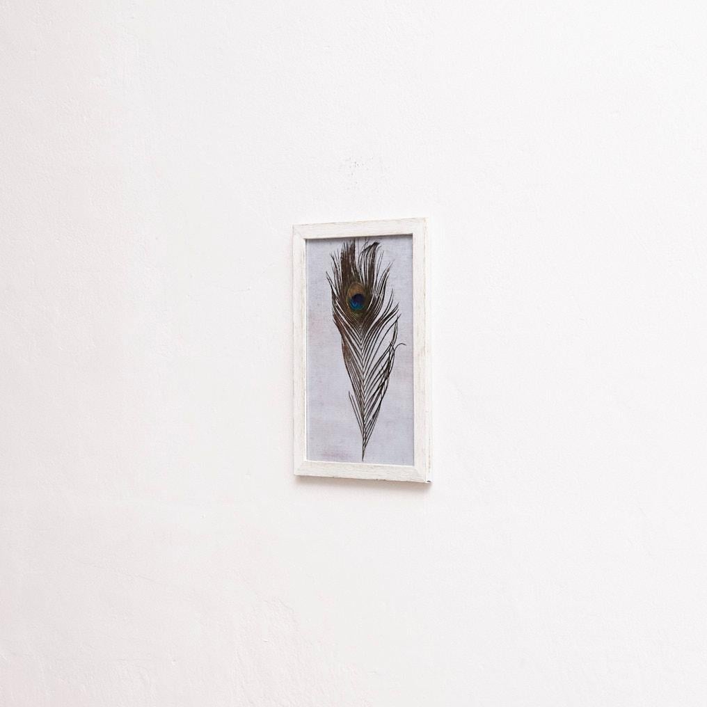 wood feather wall art