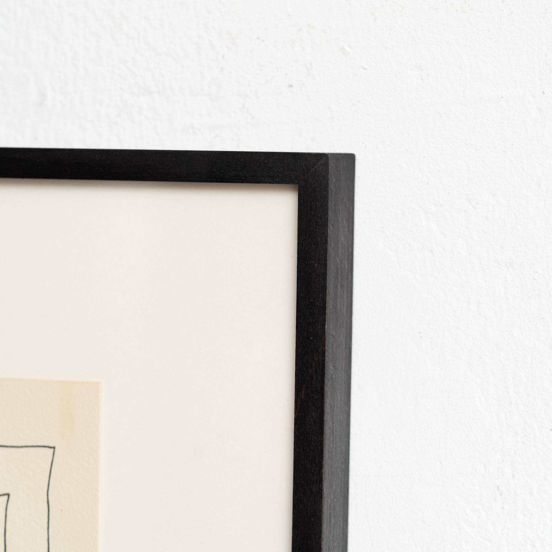 Litografia originale di Picasso incorniciata, mostra di pittura, 1960 in vendita 4