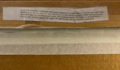 Framed Original Print Woman holding a Dove, Pencil Signed by the Artist Houng