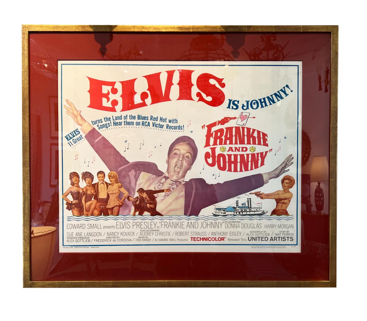 Gerahmtes, Original-Vintage-Poster „Elvis Presley, Frankie und Johnny“ (20. Jahrhundert) im Angebot