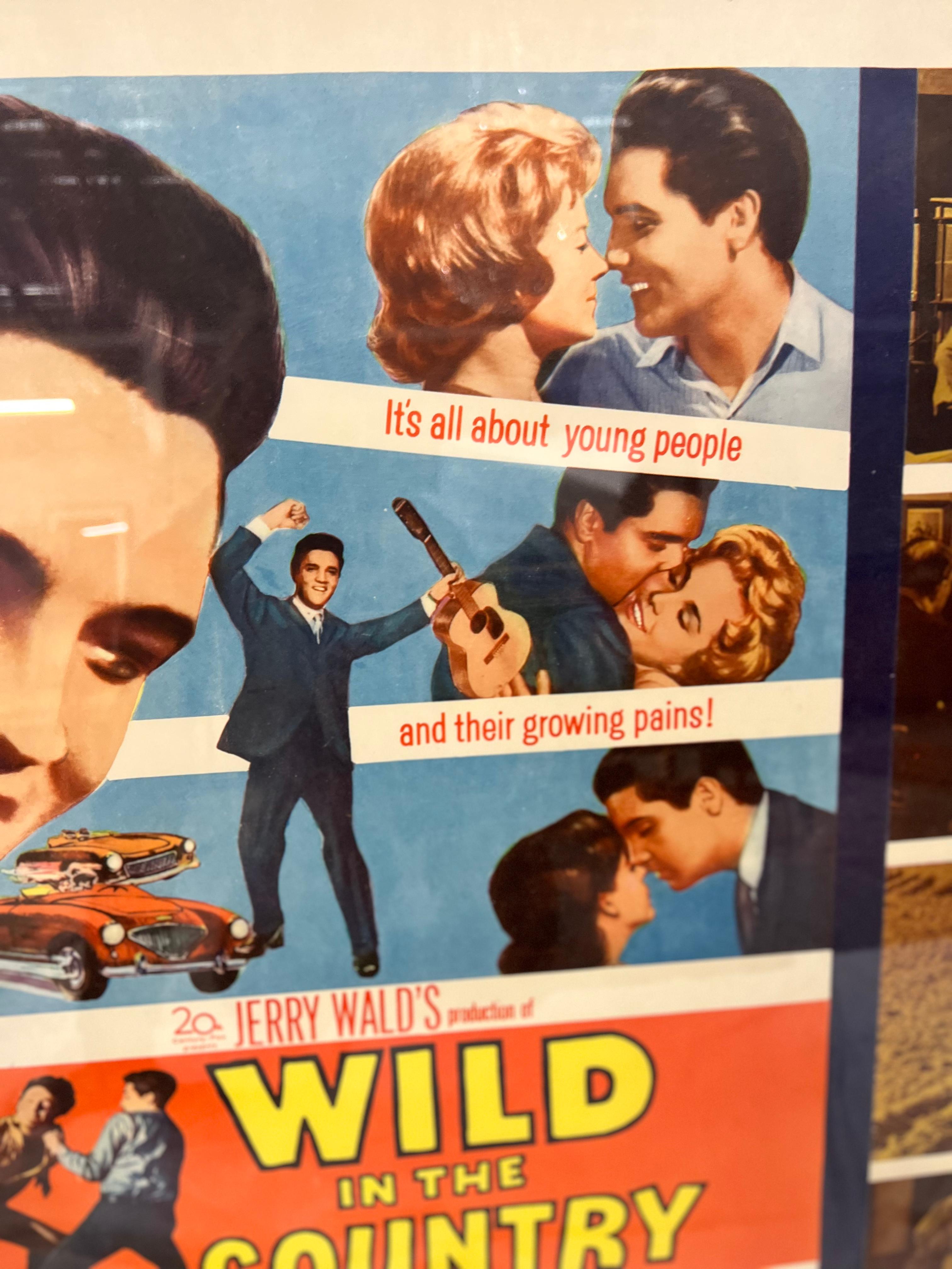 Dimensions with frame: 36″ x 30″
Medium: Original Offset Lithograph Vintage Poster

c. 1961

An Original Vintage American Unfolded Half-Sheet Movie Poster. Wild in the Country is a 1961 American drama film directed by Philip Dunne and starring Elvis