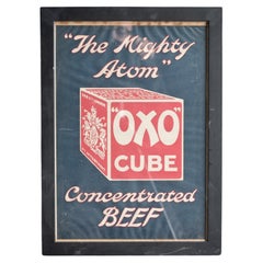 Vintage Framed OXO Mighty Atom Print