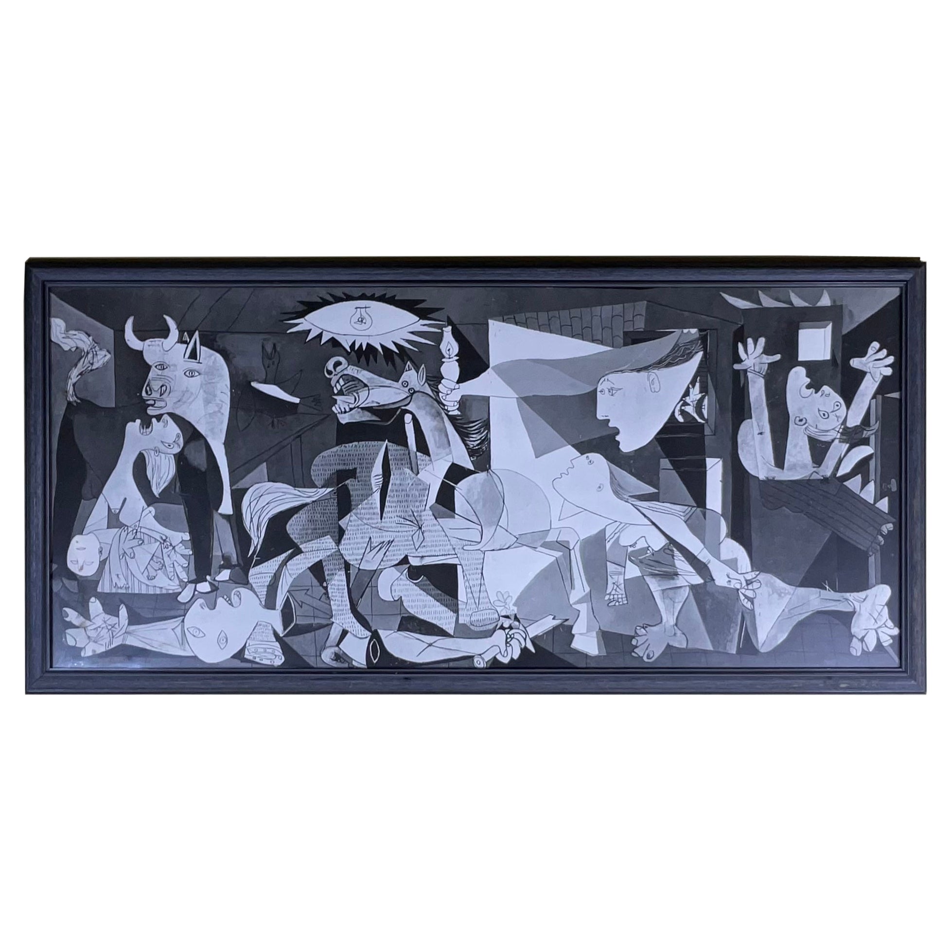 Framed Pablo Picasso Print of “Guernica”