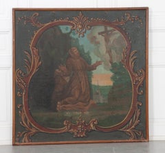 Framed Painting of St. Francis of Assisi