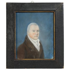 Framed Pastel Portrait of a Gentleman