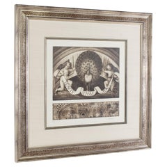 Peacock and Angels Framed Print - Signed D. Carney