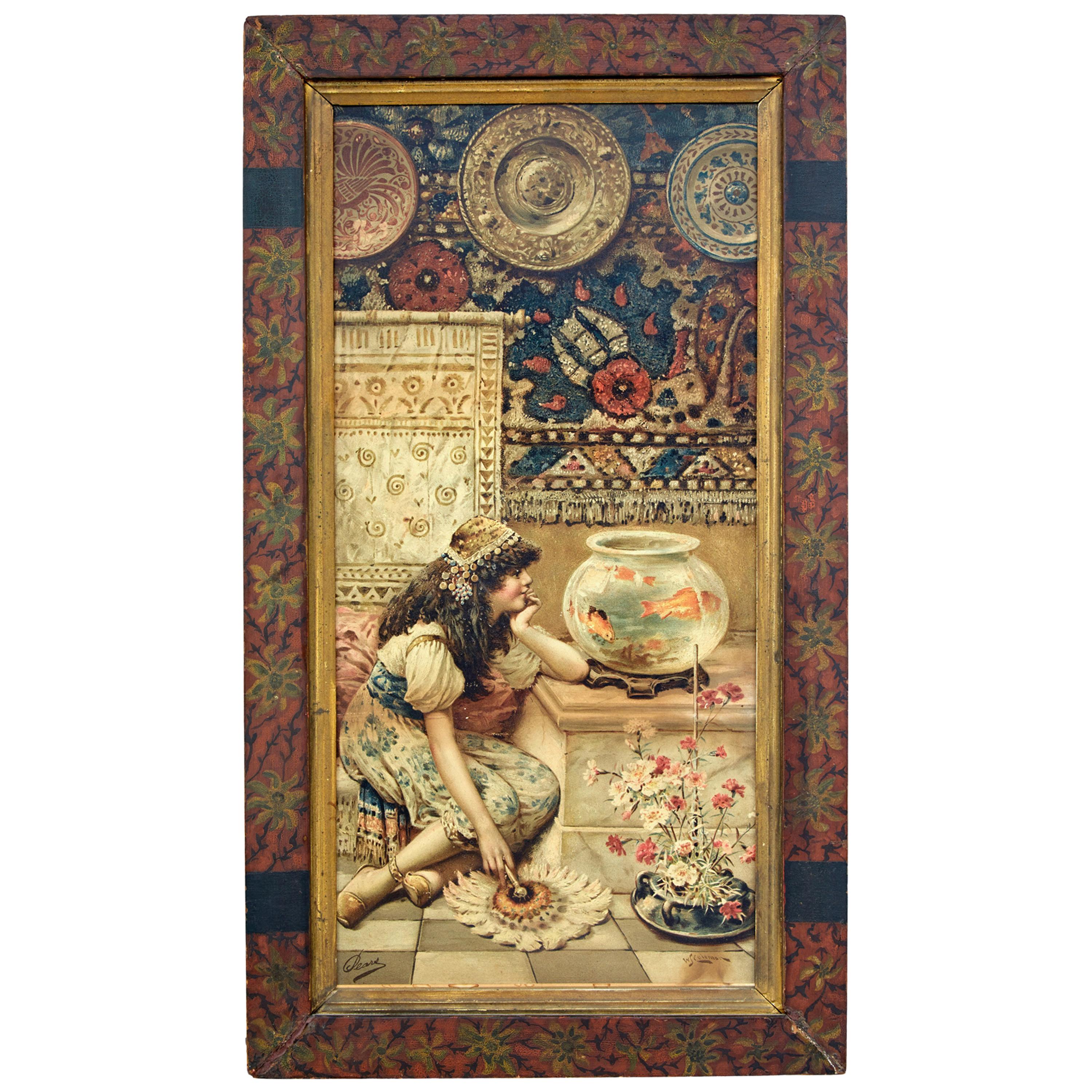 Framed Pears Christmas 1893 Print by William Stephen Coleman