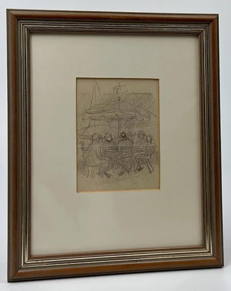 Framed Pencil Drawing, Table Company By Otto Pippel (1878-1960)

Framed behind glass. 

Otto Eduard Pippel was a German painter, notable for his Impressionist-styled landscapes, interiors, beer halls, and cityscapes. Using textures and color to