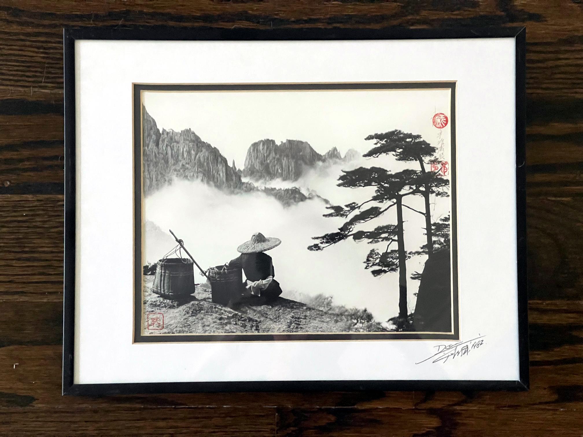 A framed photograph by Chinese American photographer Don Hong-Oai (1929-2004) 