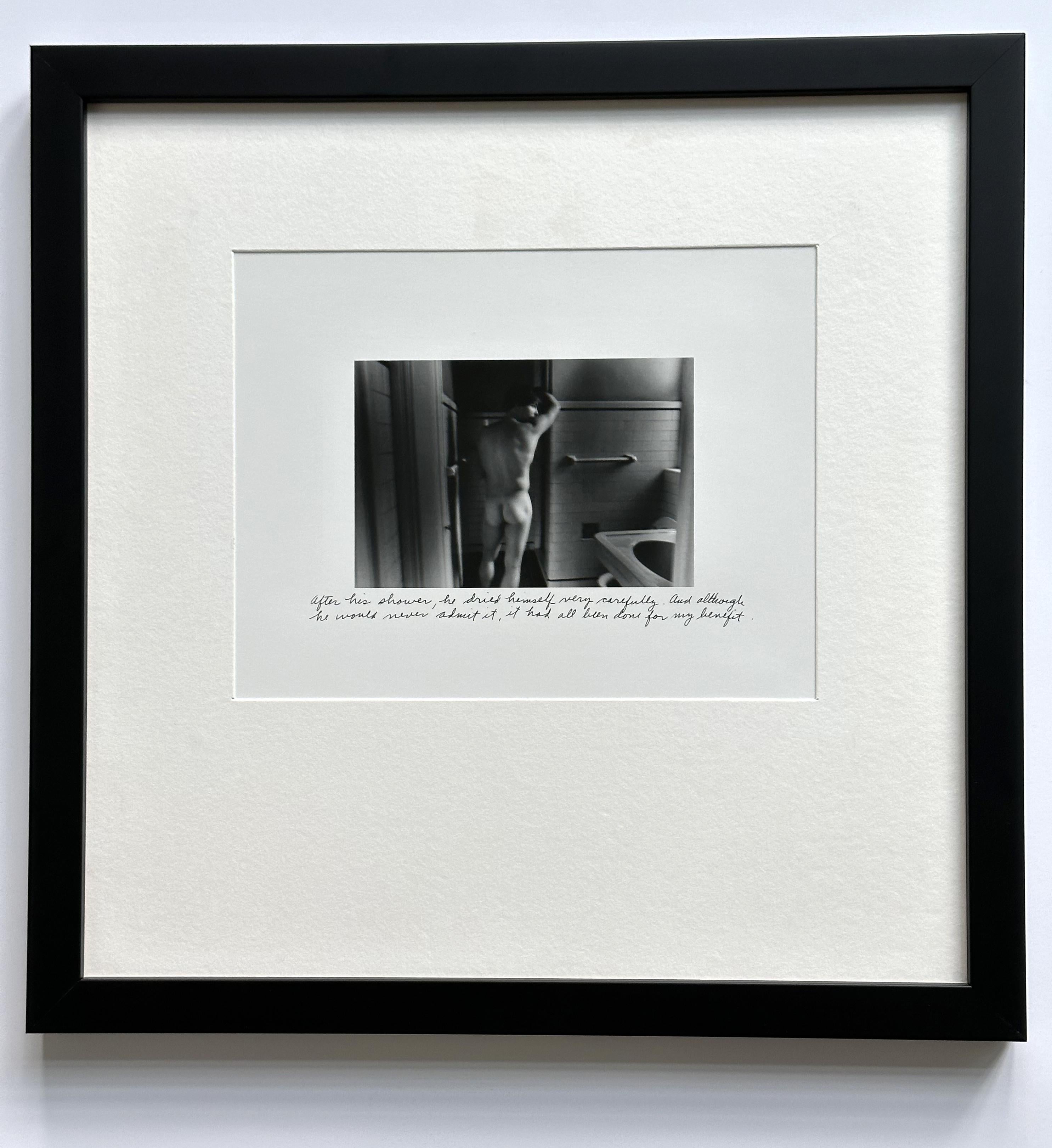 An editioned gelatin silver print by American photographer Duane Michals (1932-). 