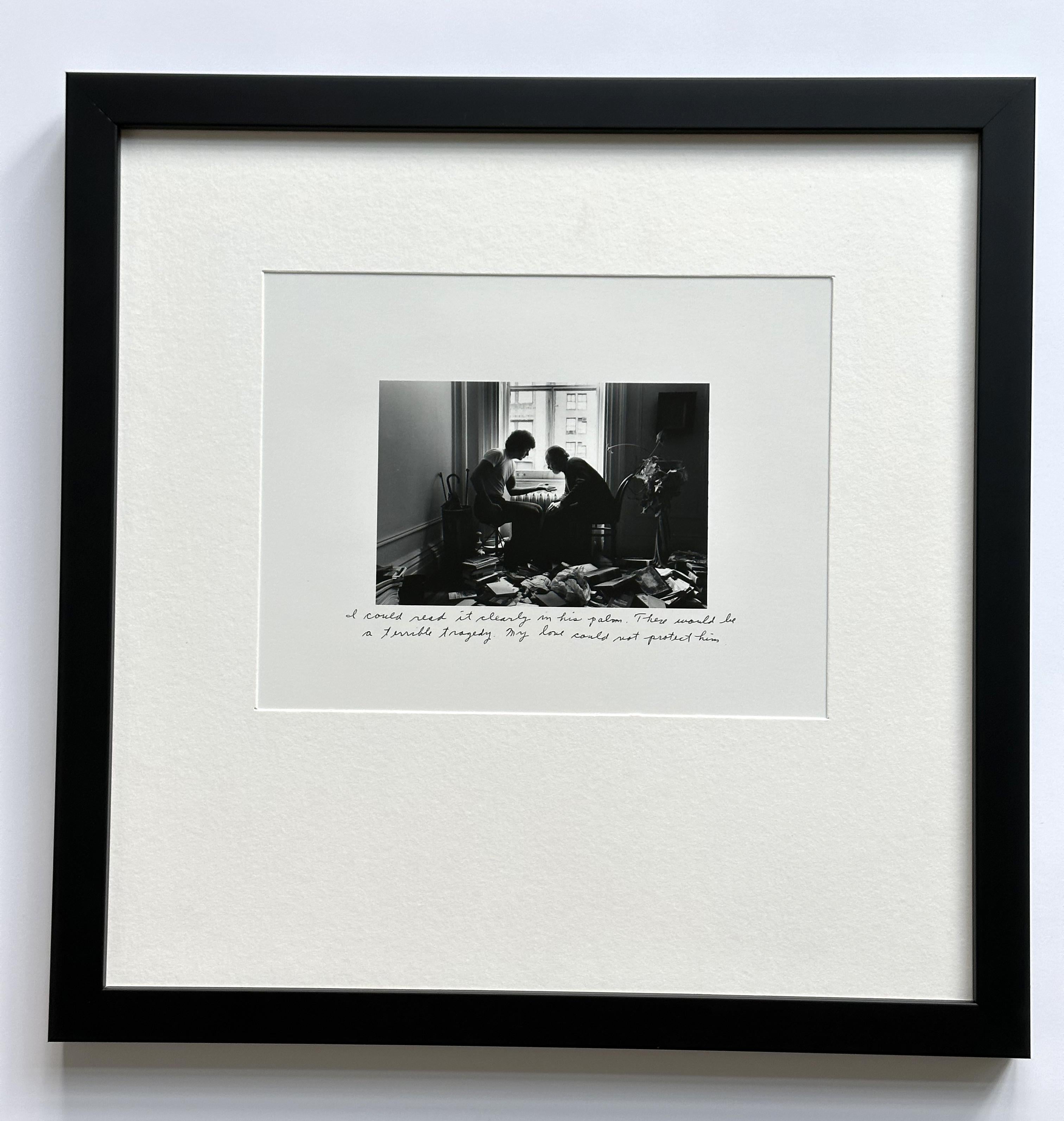 An editioned gelatin silver print by American photographer Duane Michals (1932-). 