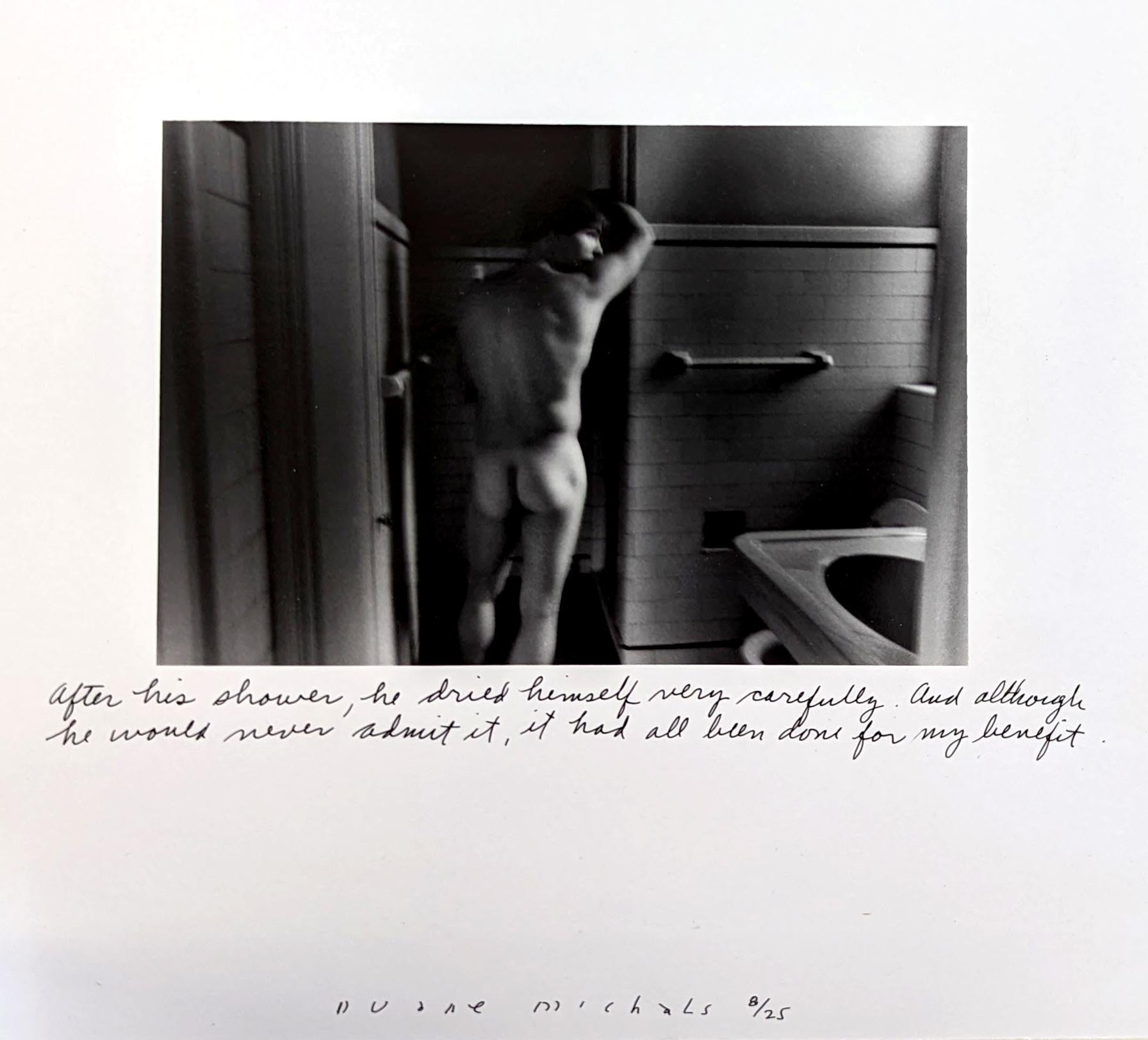 American Framed Editioned Photograph Homage to Cavafy Series by Duane Michals For Sale