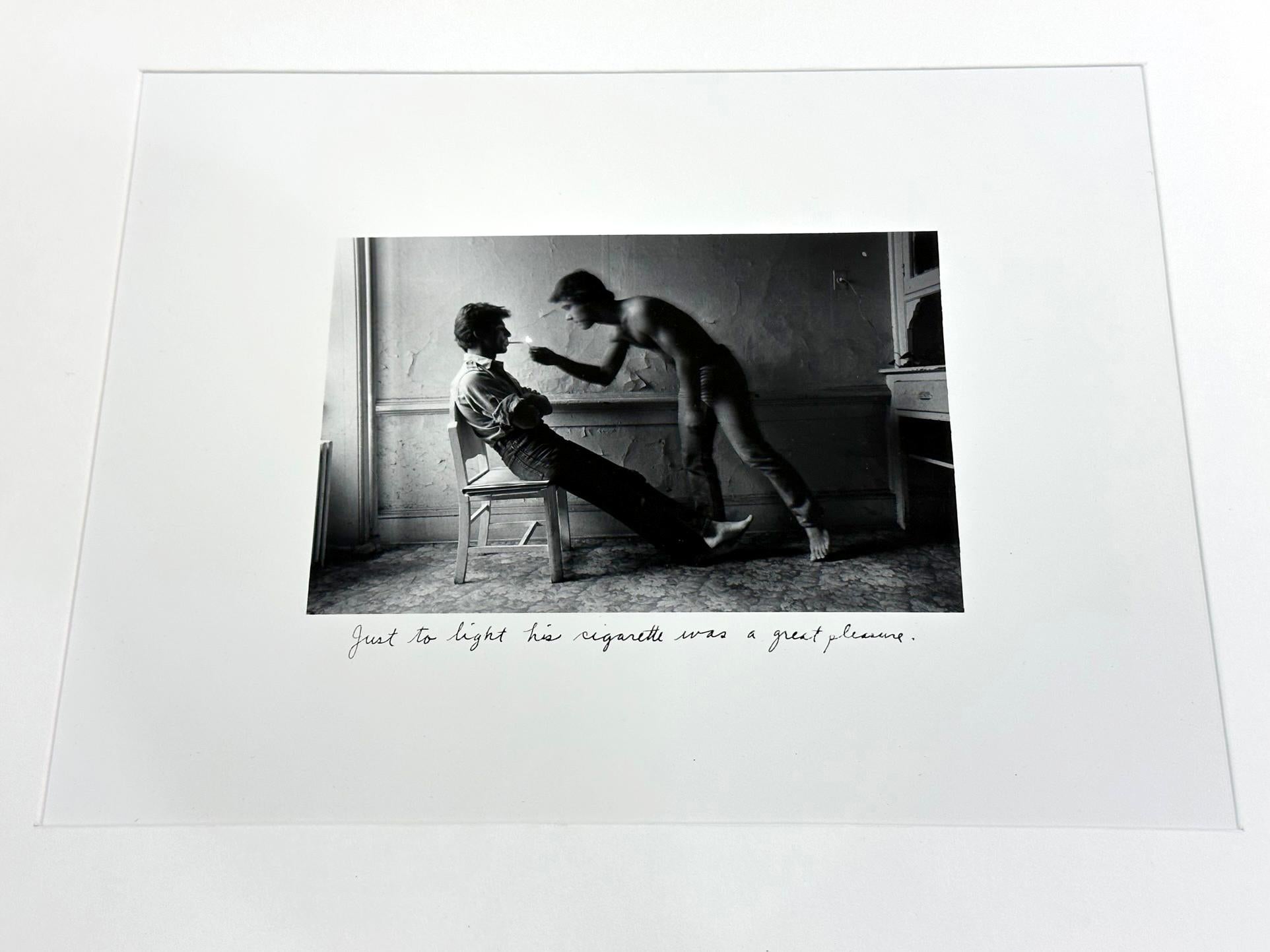Late 20th Century Framed Editioned Photograph Homage to Cavafy Series by Duane Michals For Sale