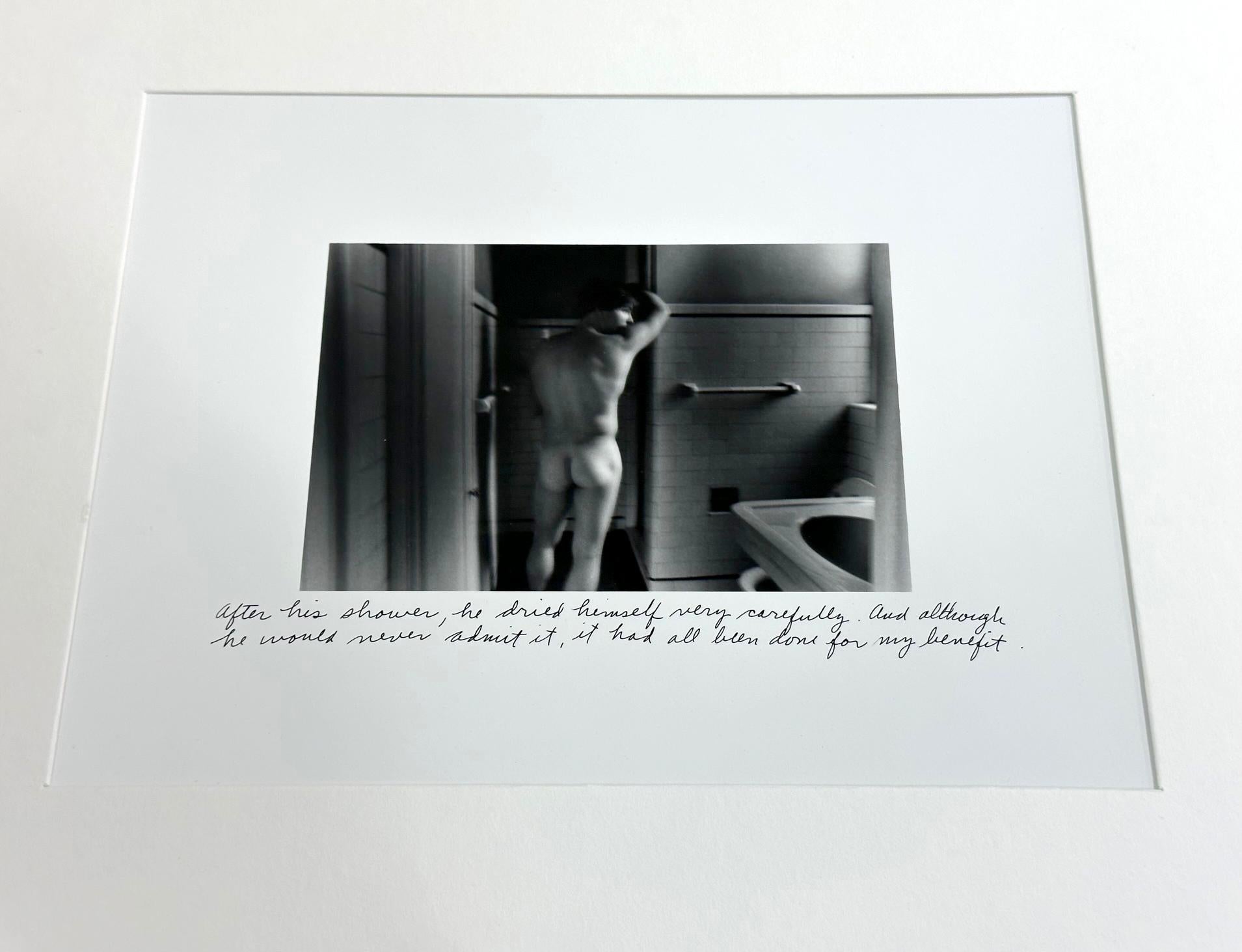 Gerahmte, Editionsfotografie „ Homage to Cavafy“ von Duane Michals (Ende des 20. Jahrhunderts) im Angebot