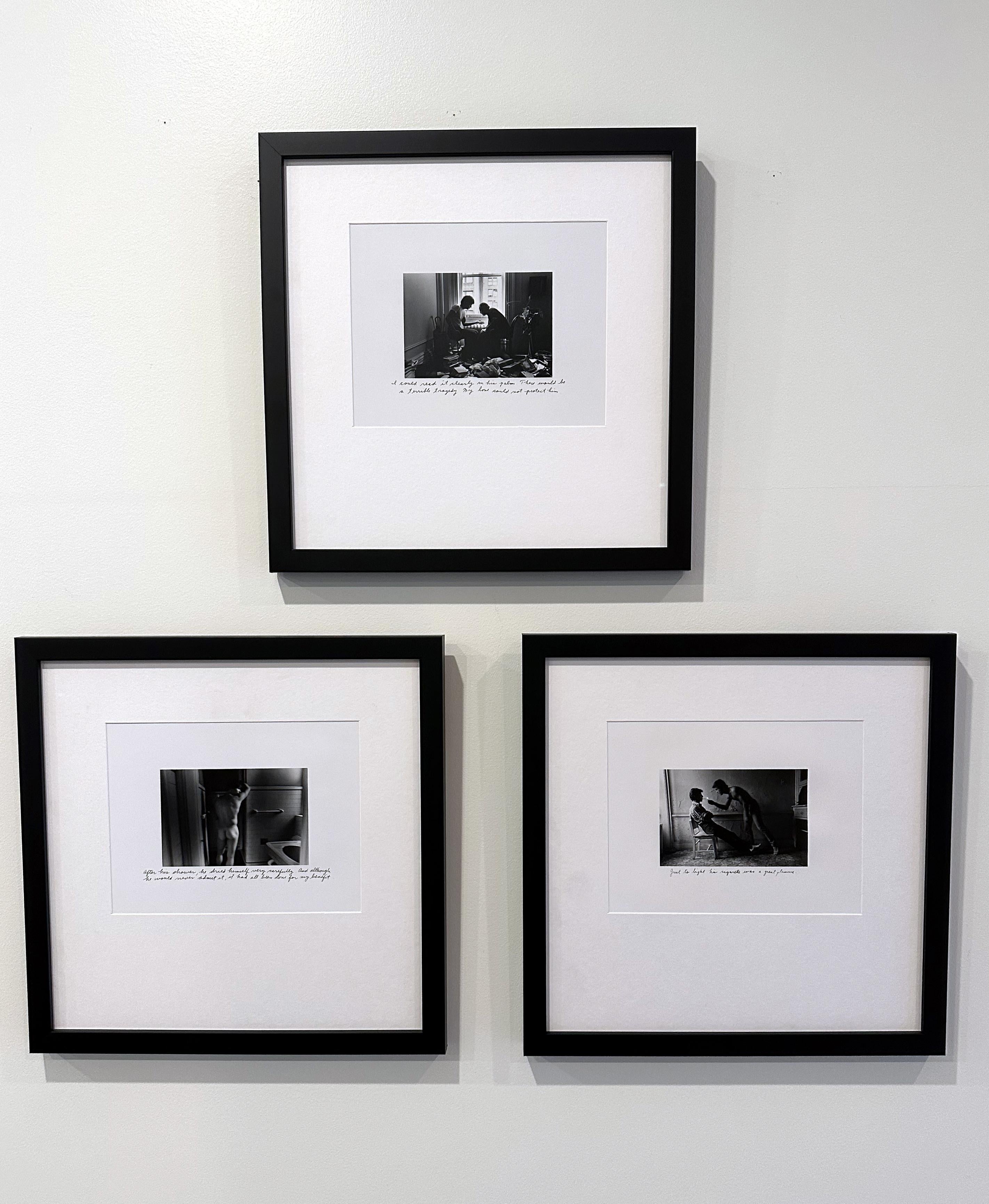 Wood Framed Editioned Photograph Homage to Cavafy Series by Duane Michals For Sale