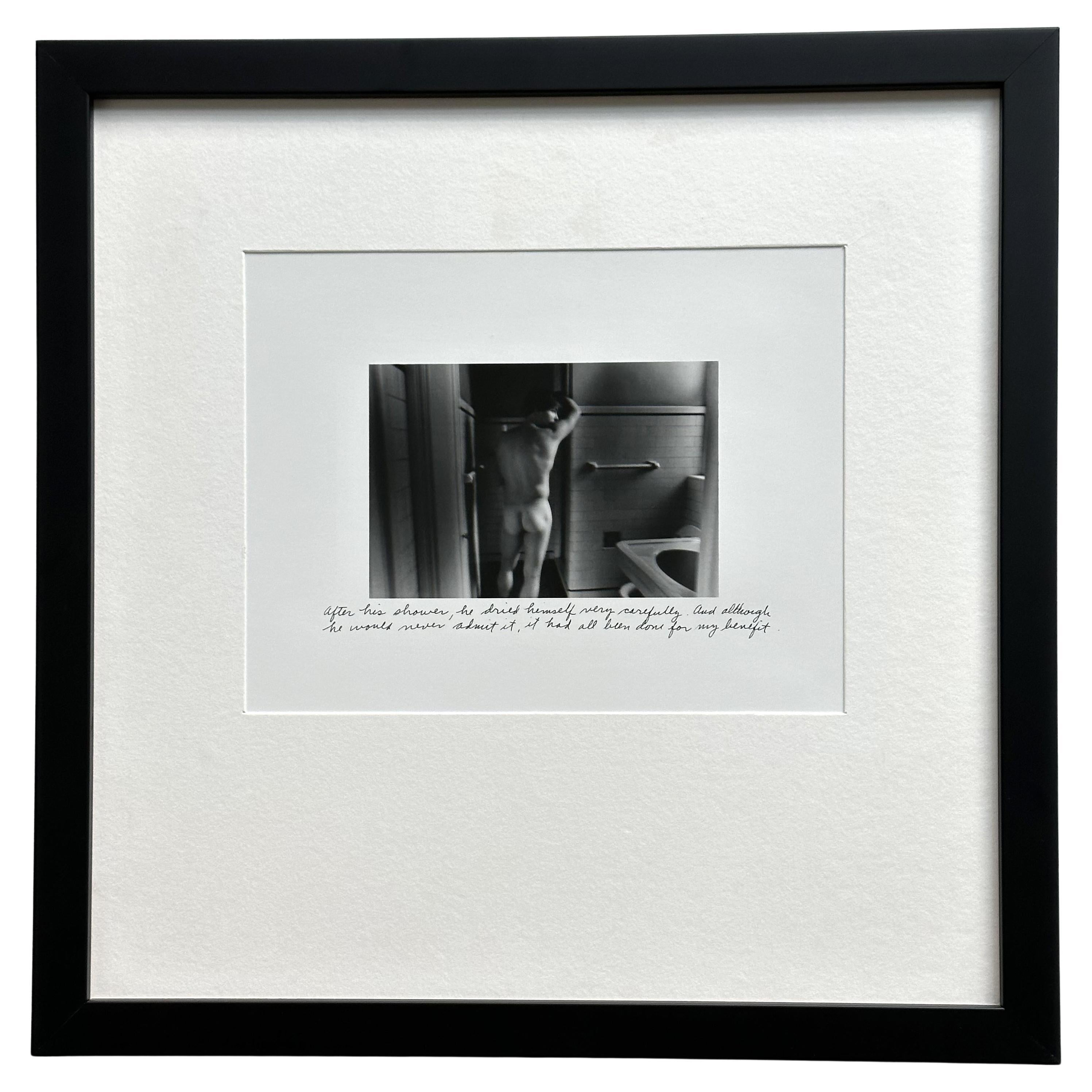Framed Editioned Photograph Homage to Cavafy Series by Duane Michals For Sale