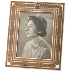 Vintage Framed Photograph of Empress Soraya of Persia