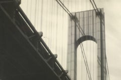 Framed Photograph of Verrazano Bridge from the Hotel Pennsylvania