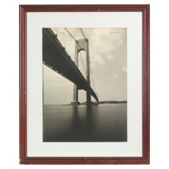 Framed Photograph of Verrazano Bridge from the Hotel Pennsylvania