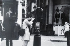 Framed Photograph Under Glass Depicting The Calvin Klein Store, 20th Century.