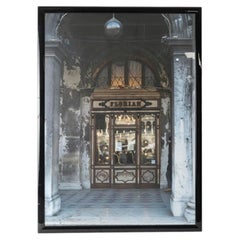 Framed Photograph Under Glass Depicting the Florian Store, 20th Century.