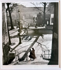 Framed Photograph Avenue Simon Bolivar Paris by Willy Ronis