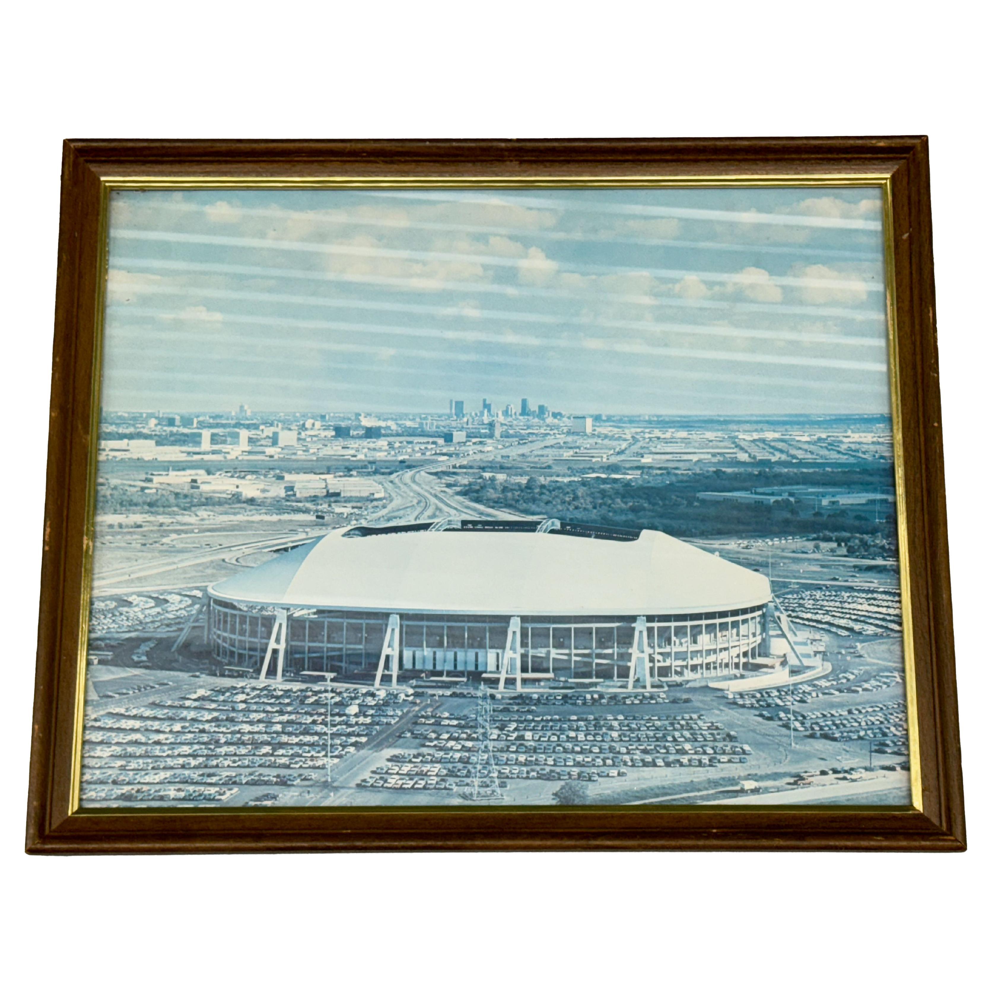 Immagine incorniciata del vecchio stadio texano dei Dallas Cowboys