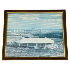 Immagine incorniciata del vecchio stadio texano dei Dallas Cowboys