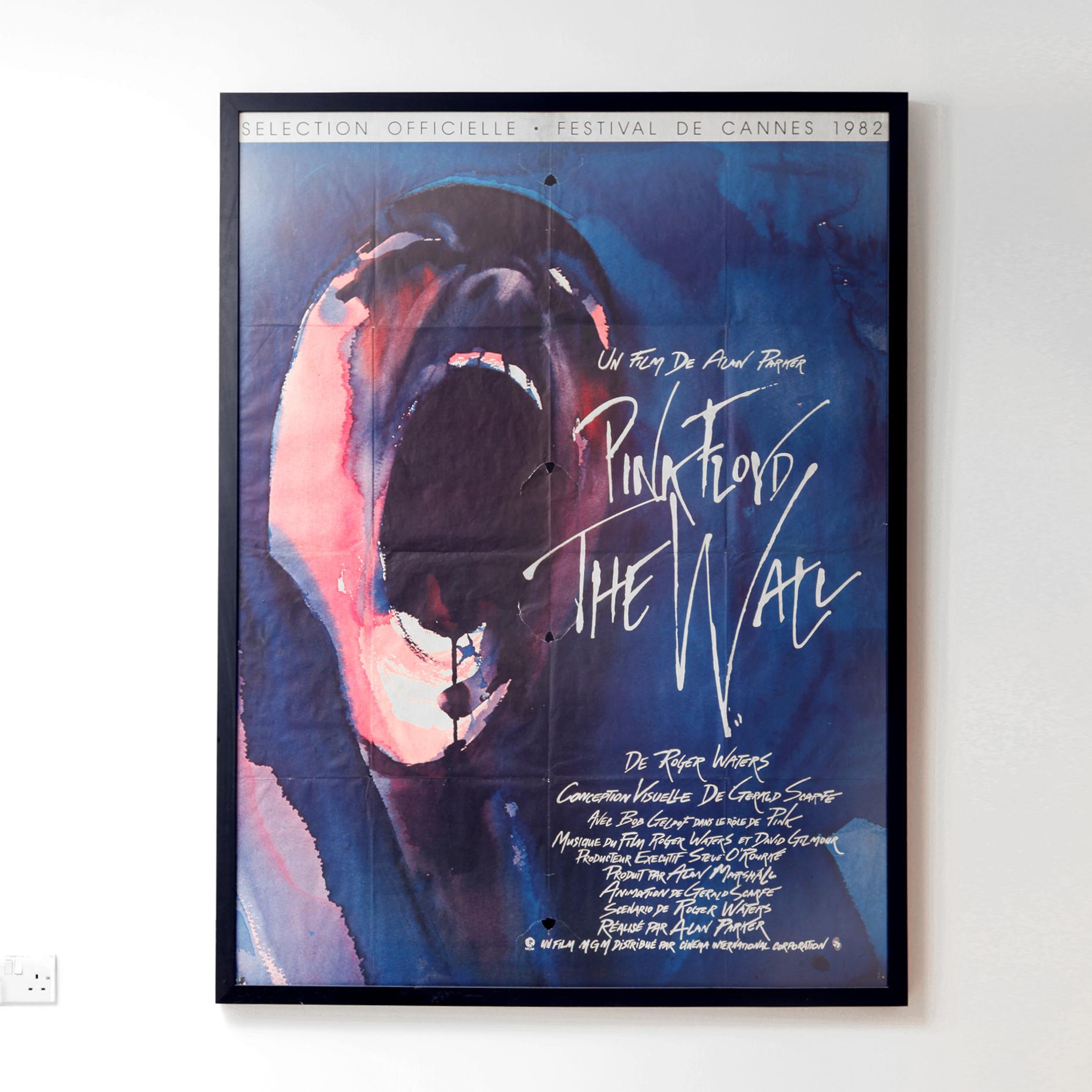 Rare large original first edition poster from the musical of Pink Floyd 