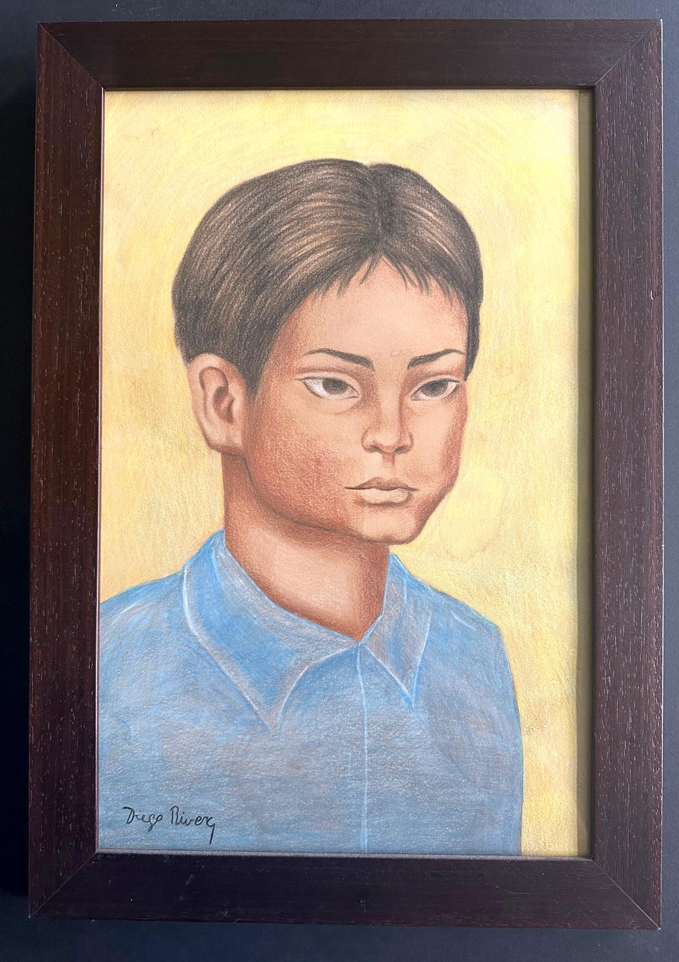 Artista: Diego Rivera (messicano; 1886-1957)
Titolo: Nino
Mezzo: Matite colorate, carboncino, lavori su carta
Anno: 1934
Dimensioni dell'immagine: 11,25