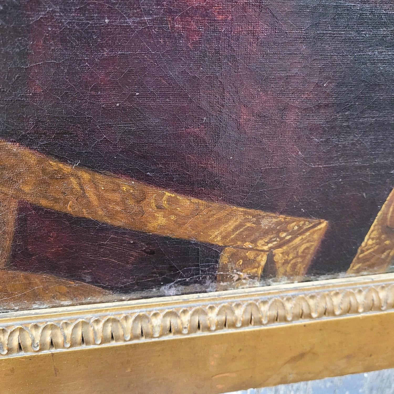 Framed Portrait Of A Gentleman With Letters, 18th Century im Angebot 8