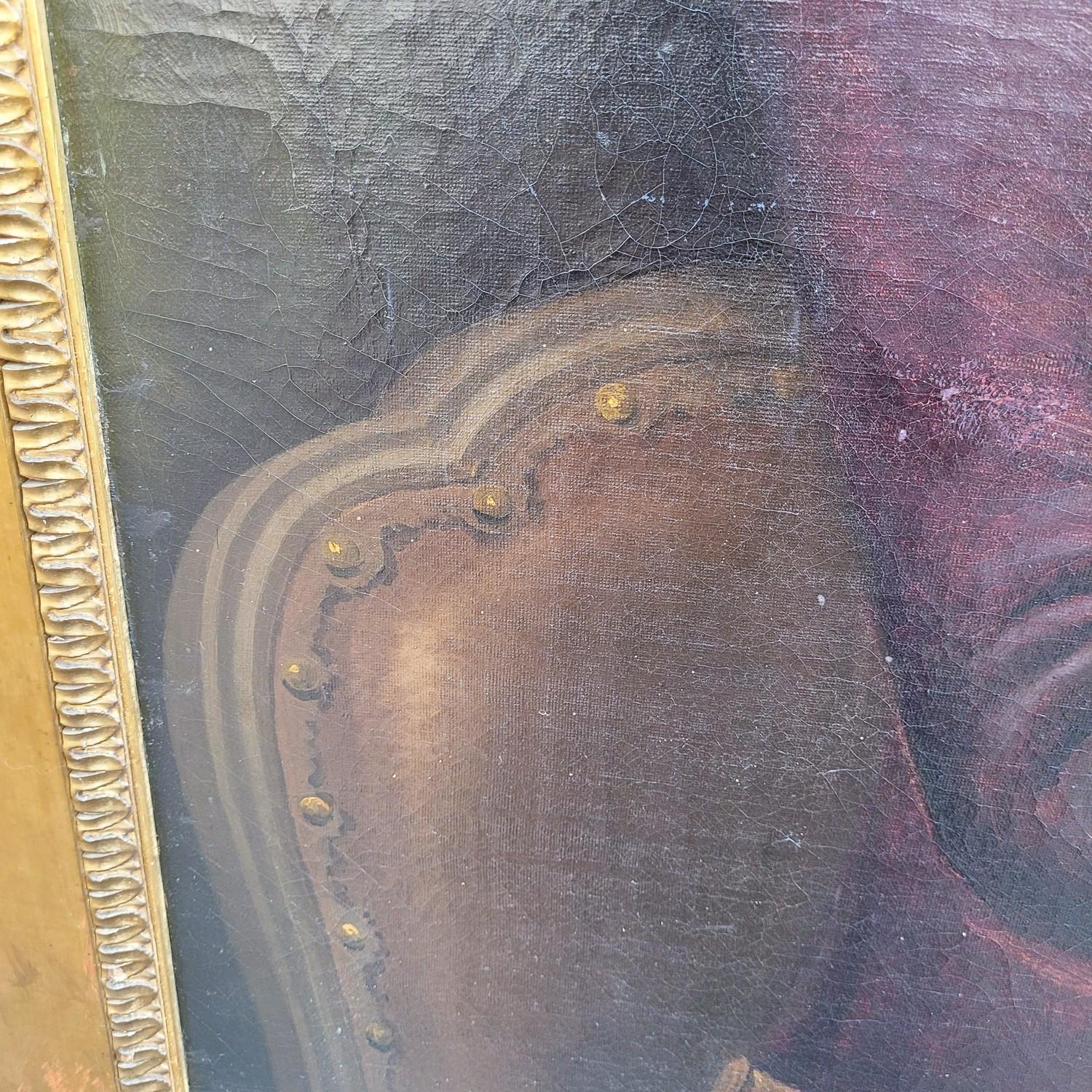 Framed Portrait Of A Gentleman With Letters, 18th Century (Louis XVI.) im Angebot