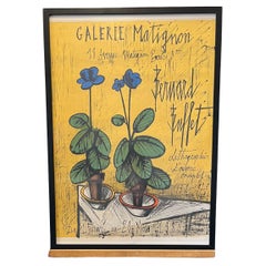 Vintage Framed Poster - Bernard Buffet - France - 20th Century