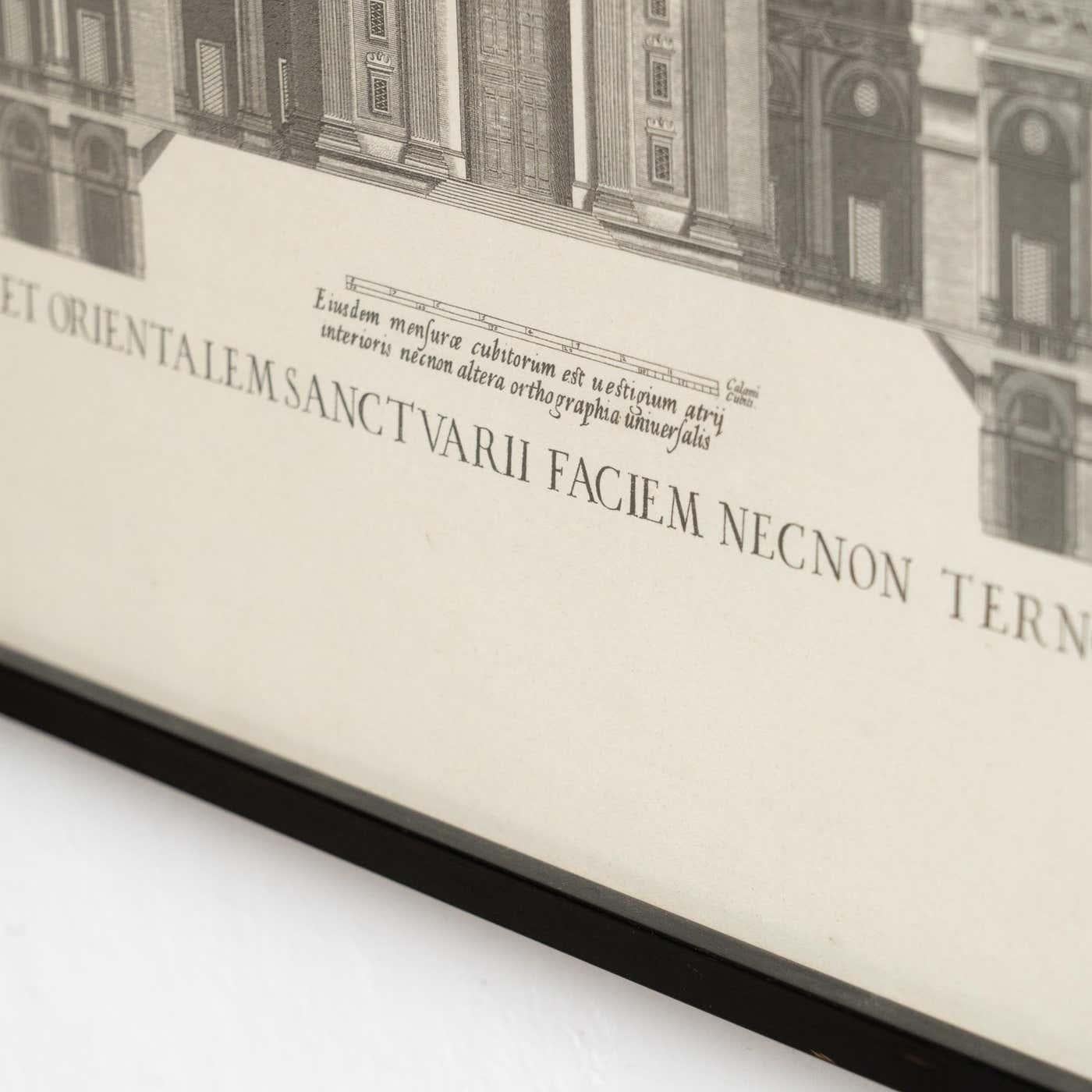 Poster incorniciato 'El Templo de Salomon' Según Prado y Villalpando, circa 1990 in vendita 9