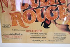 Affiche encadrée du film Moulin Rouge de John Huston, 1952