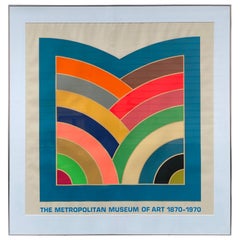 Framed Poster "The Metropolitan Museum Of Art 1870-1970" by Frank Stella