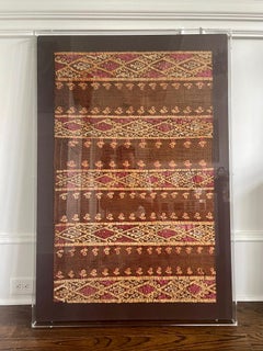 Gerahmtes Pre-Columbianisches Webtextil aus der Chimu Chancay Kultur