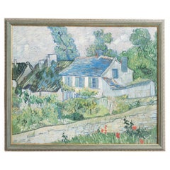Framed Print After Van Gogh Artwork, Circa 1990