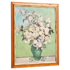 Framed Print After Van Gogh Artwork, Circa 1990