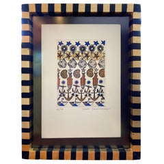 Framed Print by Mexican Artist Pedro Friedeberg