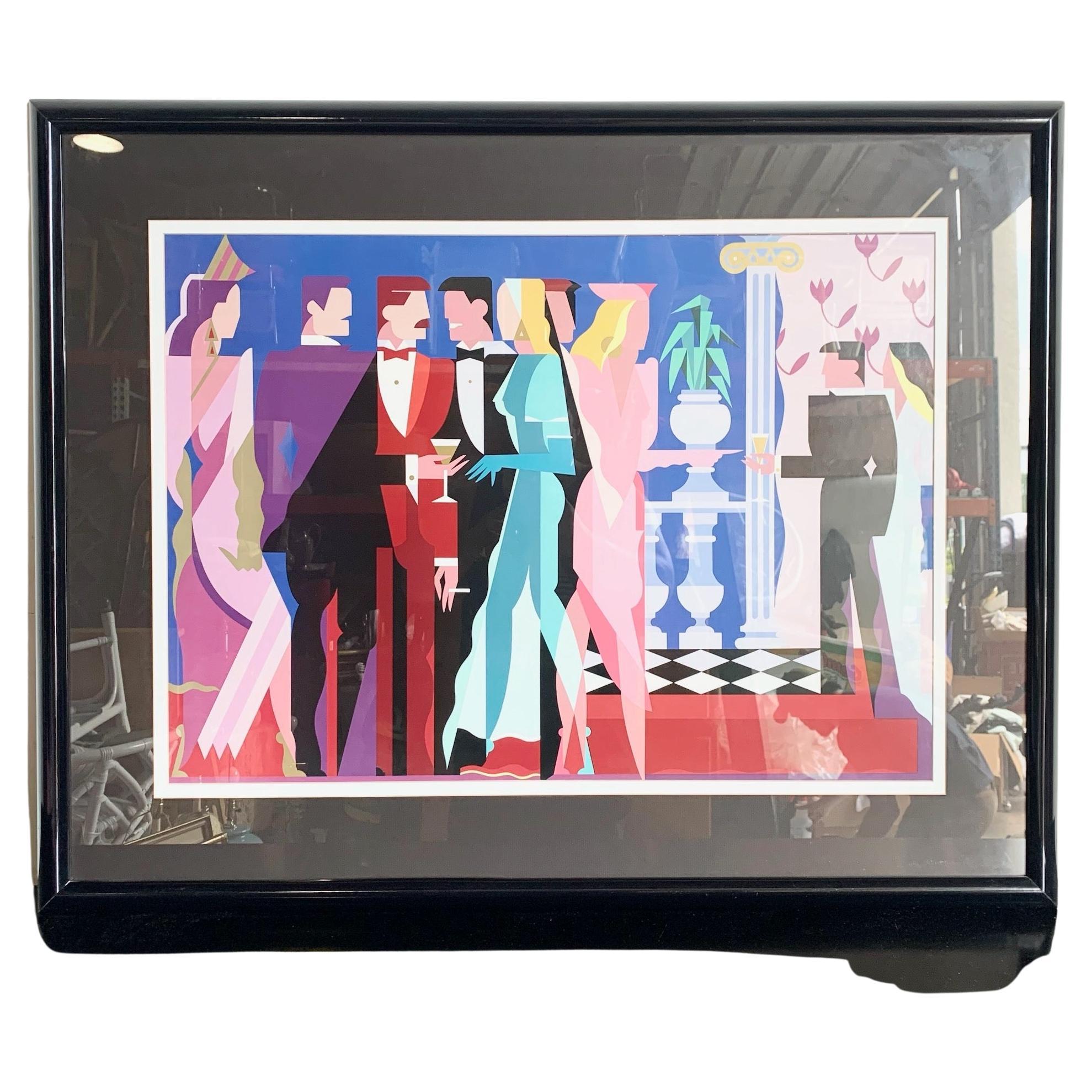 Framed Print, Night People by Giancarlo Impiglia