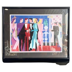 Framed Print, Night People by Giancarlo Impiglia