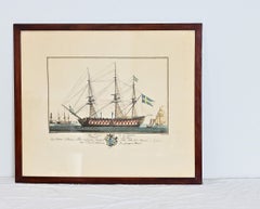 Framed Print of an 19th Century Italian Engraving