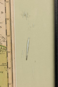 Framed Print of an Antique German Map of Morocco