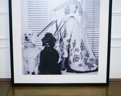 FRAMED PRINT OF AUDREY HEPBURN IN THE SiLK ORGANDY BALL Kleid