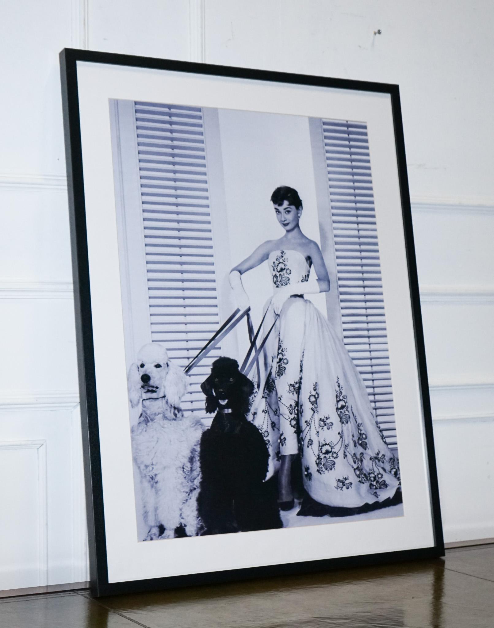 Fait main PRINT AUDREY HEPBURN DANS LA ROBE D' ORGANDY BALL en vente