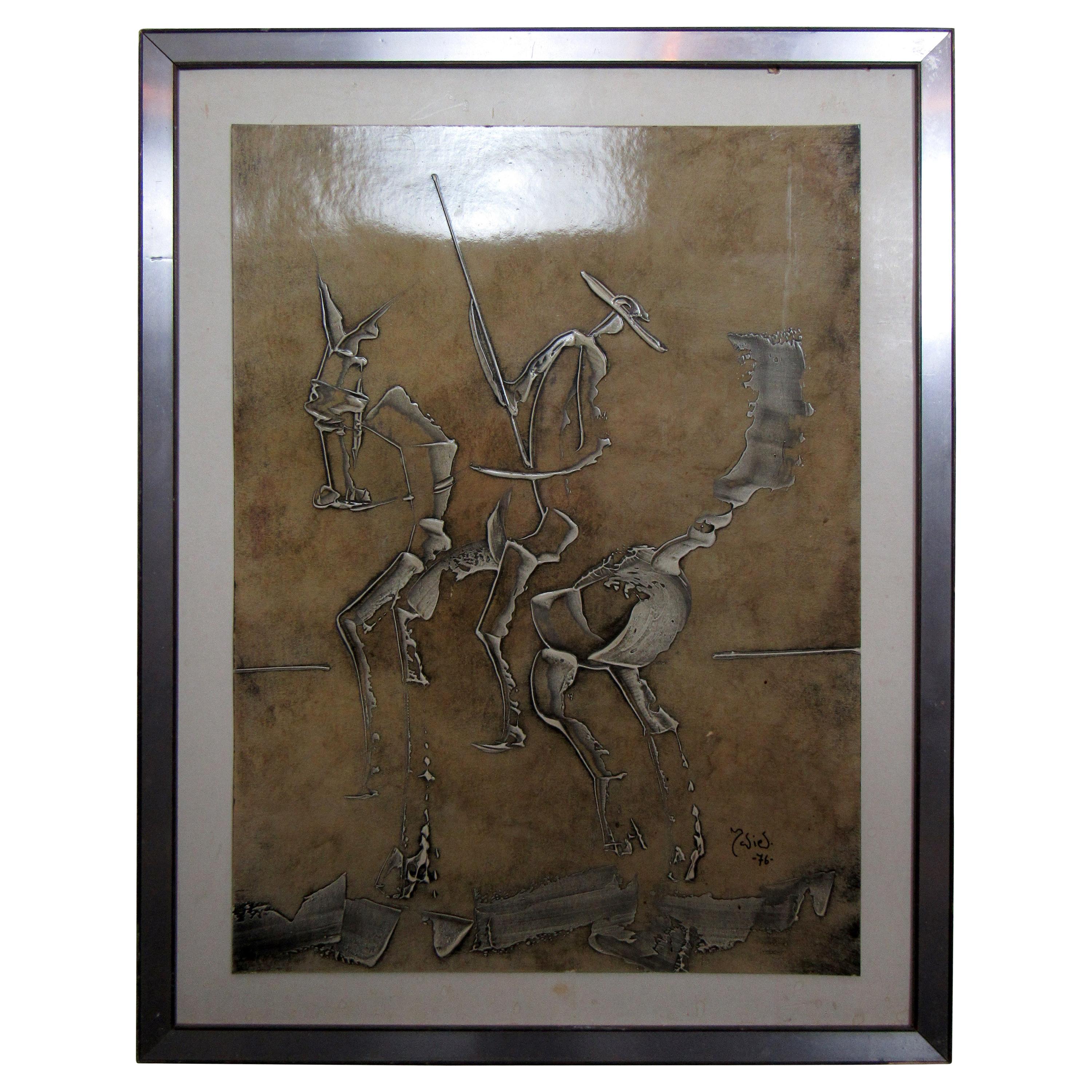 Framed Print of Don Quixote Artwork